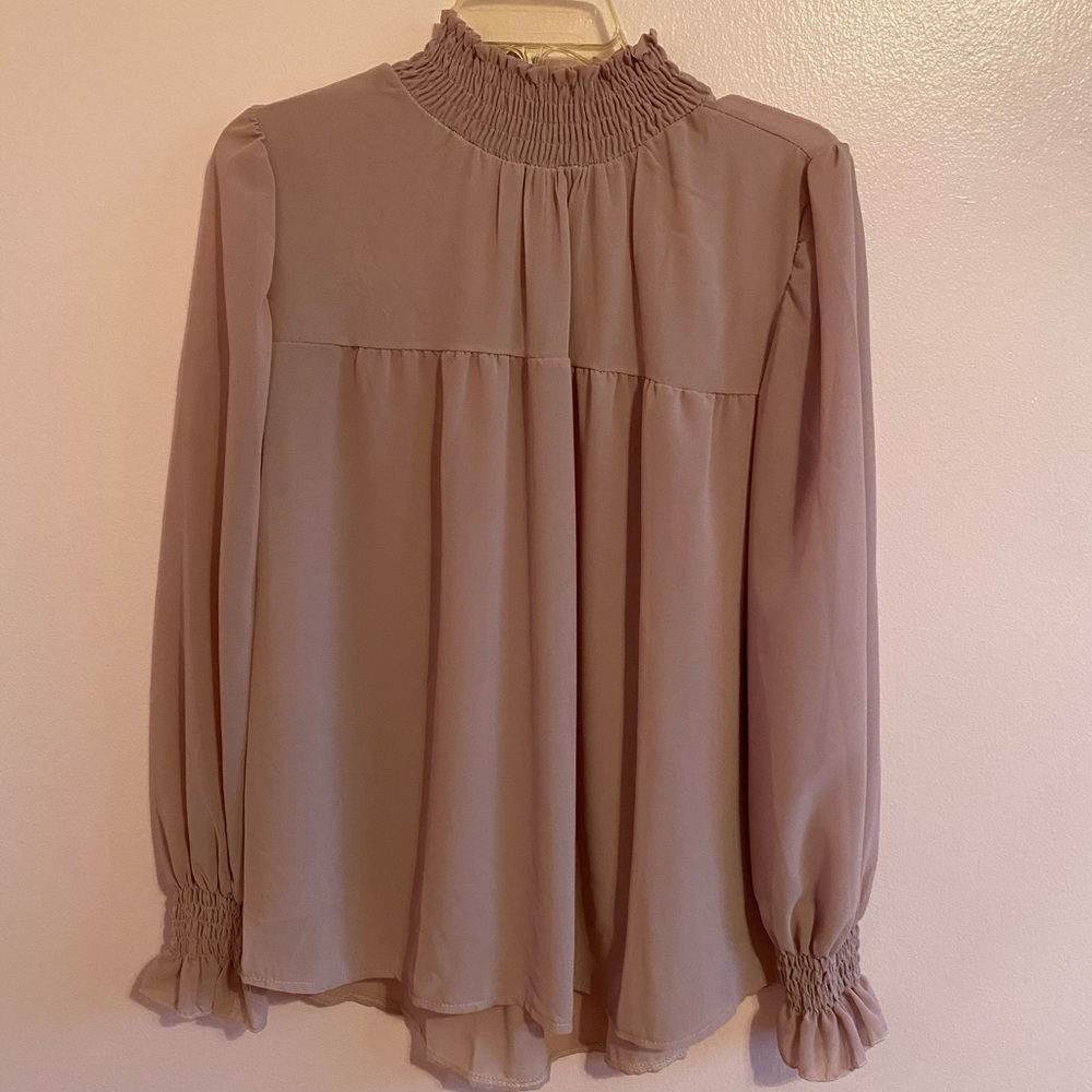 Mauve blouse